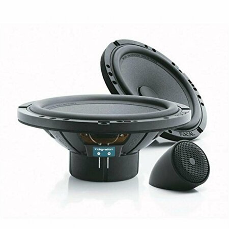 SONIC BOOM 6.5 in. 120W Quality 2 Way Car Door Component Speakers SO3829589